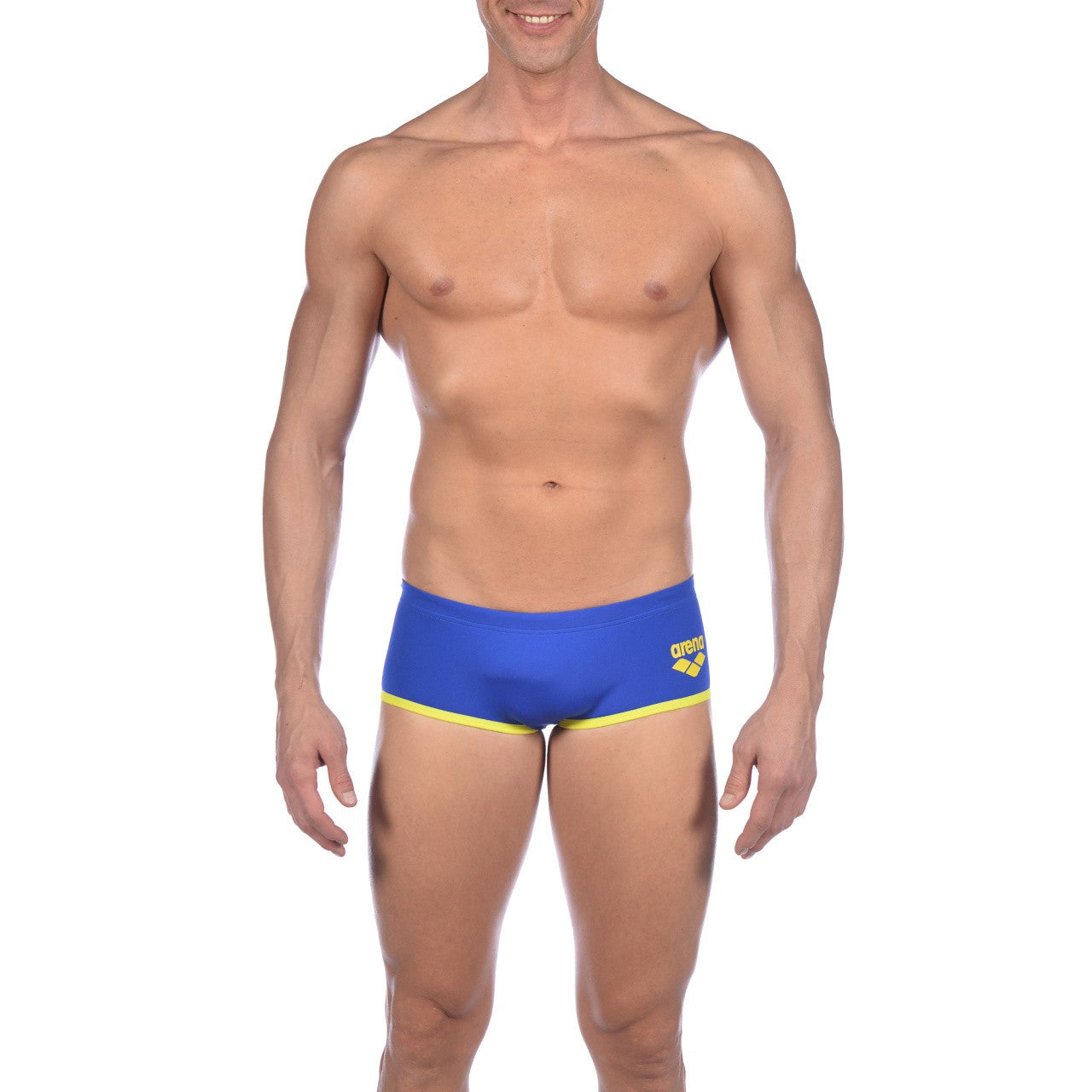 M Arena One Biglogo Low Waist Short blue-yellow-star