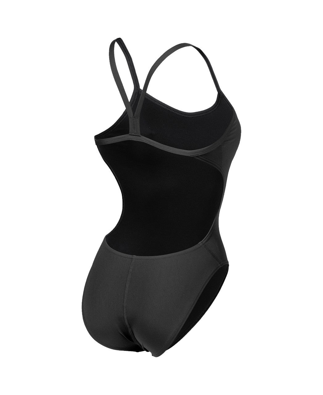 W Team Swimsuit Challenge Solid black-gold