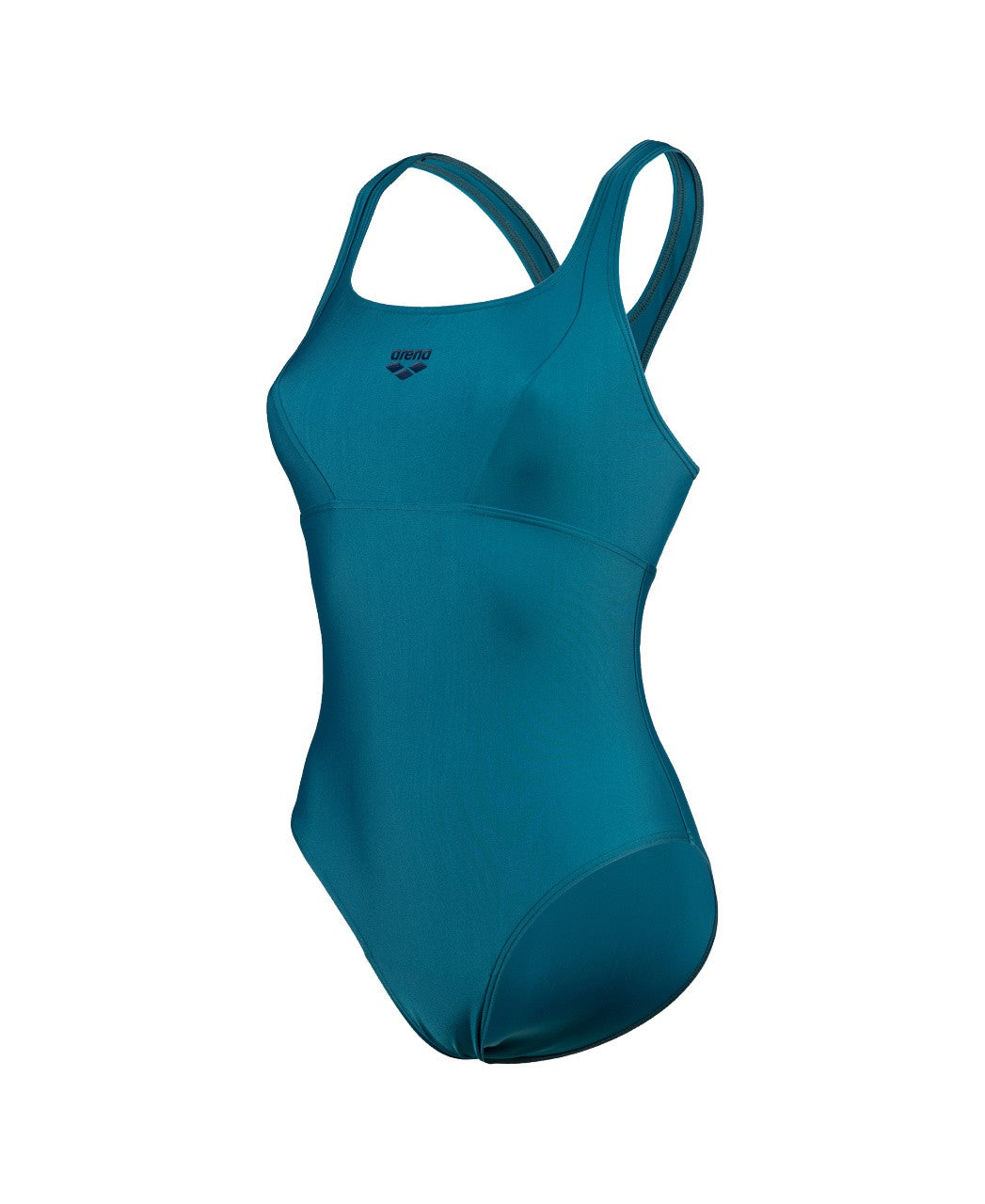 W Solid Swimsuit Control Pro Back B deepteal