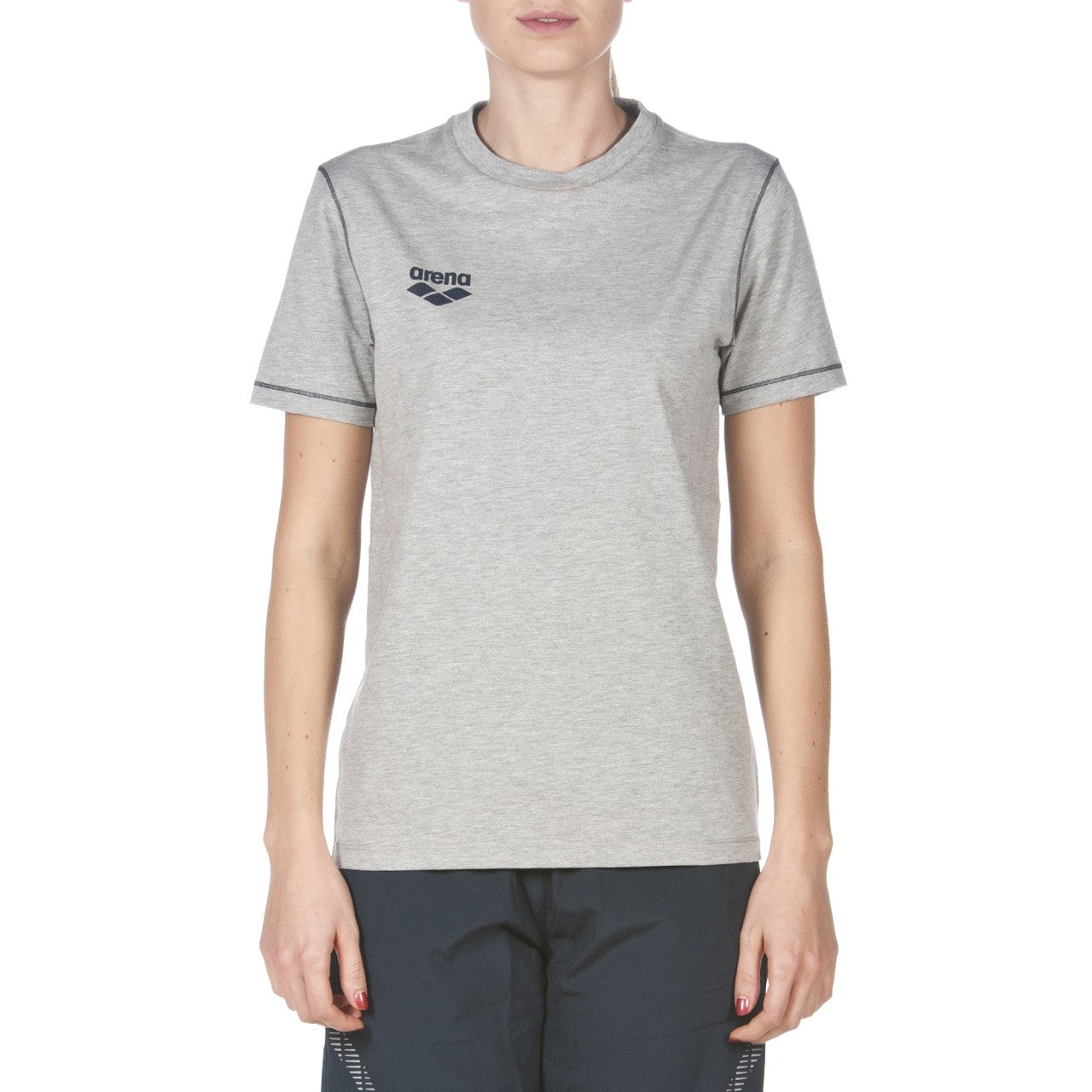 Tl S/S Tee medium-grey