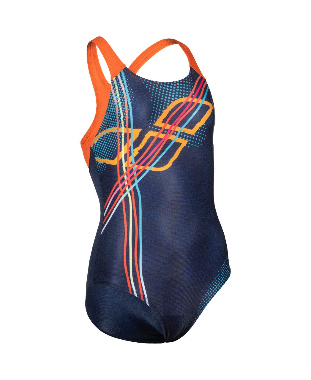 G Swimsuit Swim Pro Back Placement navy-mango