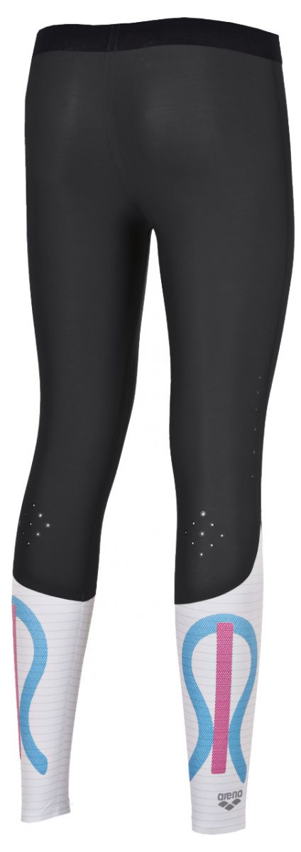 W Carbon Compression Long Tight deep-grey/white