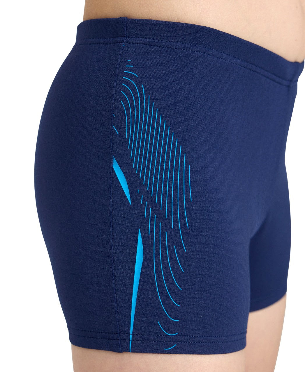 B Swim Short Graphic navy-turquoise