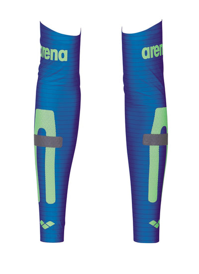Carbon Compression Arm Sleeves electric-blue