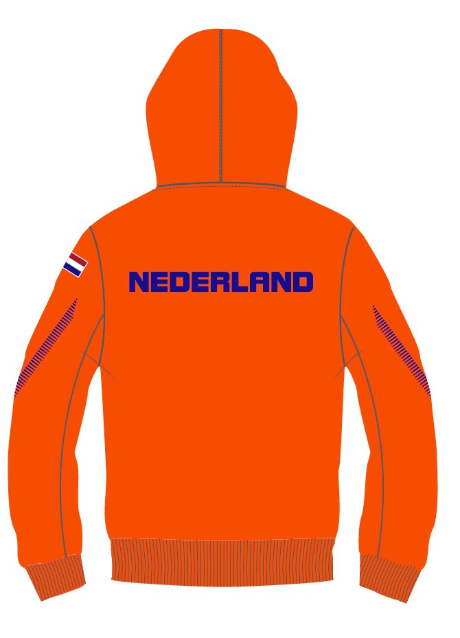 Nederland Signature Hooded Jacket orange