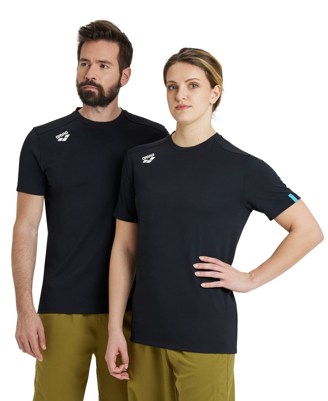 Team T-Shirt Solid black