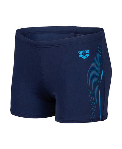 B Swim Short Graphic navy-turquoise