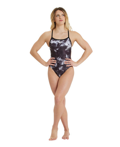 W Swimsuit Challenge Back Allover black-multi
