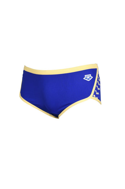 M Arena Icons Swim Low W Short Solid neonblue-butter