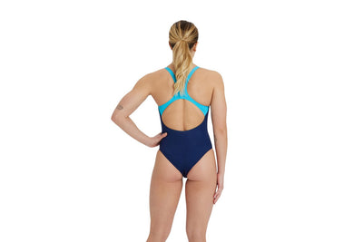 W Swimsuit Swim Pro Back Placement navy-martinica