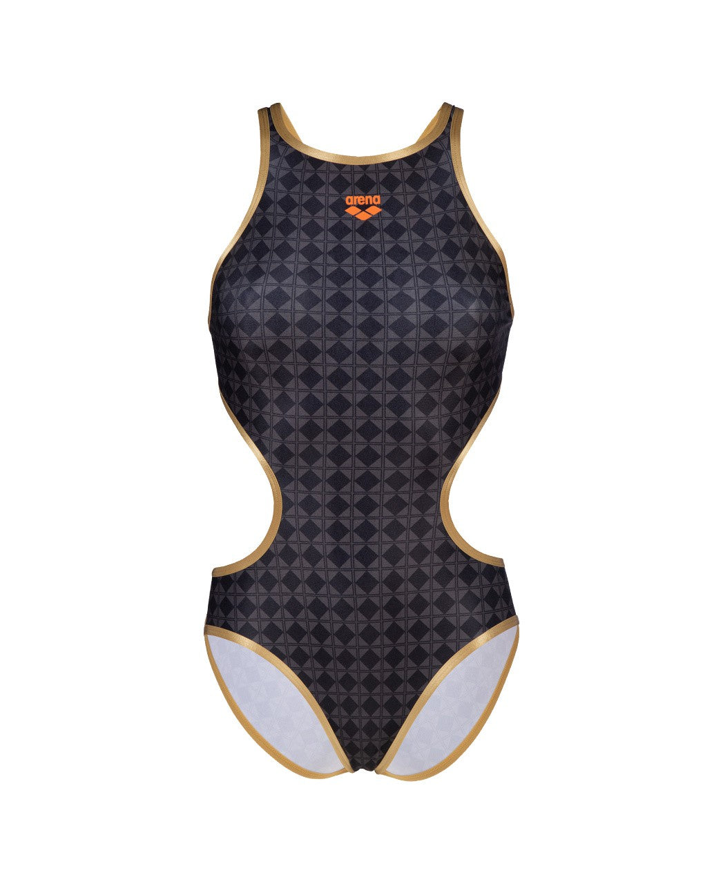 W 50Th Swimsuit Tech One Back black-multi-gold