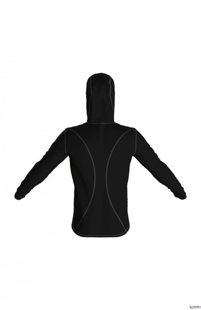 M Gym Hooded F/Z Spacer Jacket black