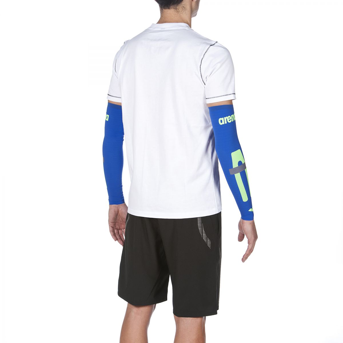 Carbon Compression Arm Sleeves electric-blue