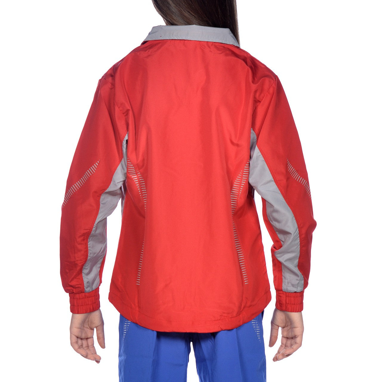 Jr Tl Warm Up Jacket red/grey