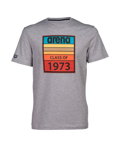 M T-Shirt Solid Cotton greyheather-arena1973