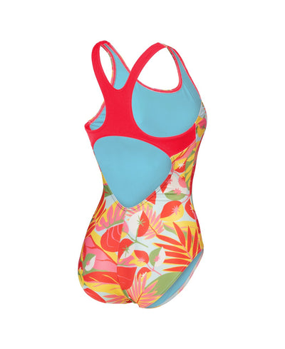 W Tropic Swimsuit Control Pro Back Low fluored-multi