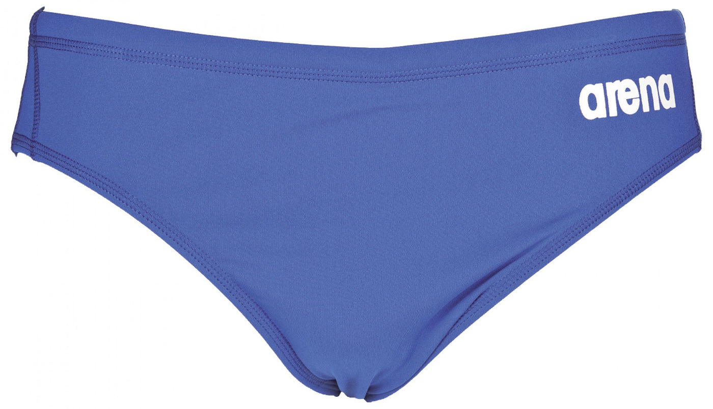 M Solid Brief royal/white