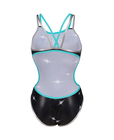 W Arena One Swimsuit Double Cross One Back black-multi