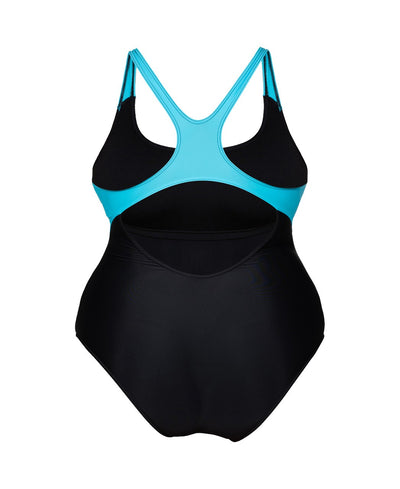 W Swimsuit Swim Pro Back Graphic Plus black-martinica