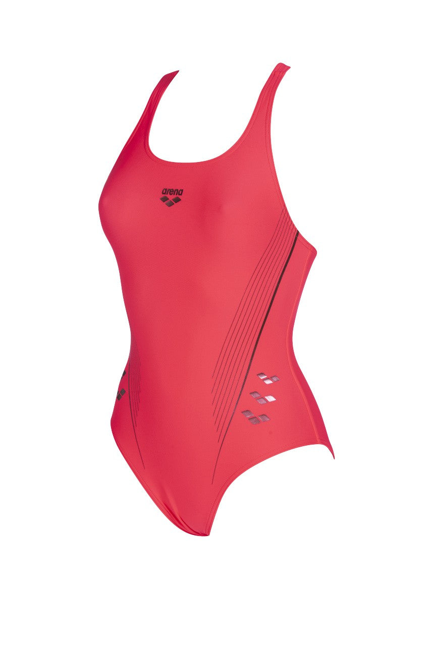 W Chameleon V Back One Piece red-shark